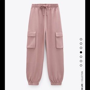 Zara Pink Cargo Pants